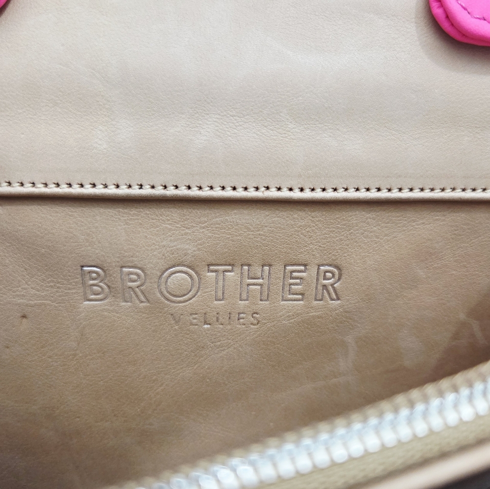 BROTHER VELLIES LIJADU OSTRICH FEATHER SHOULDER BAG IN HOT PINK - Picture 8 of 10